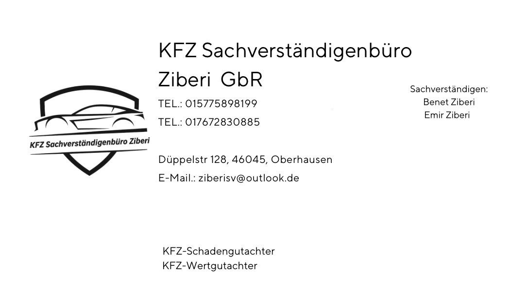 Visitenkarte Ziberi GbR
